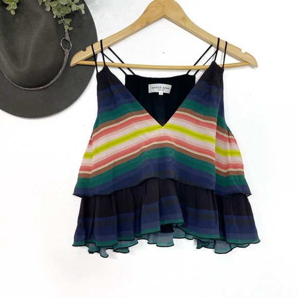 APIECE APART • Serape Print Sandro Tiers Top  Print - Picture 2 of 4